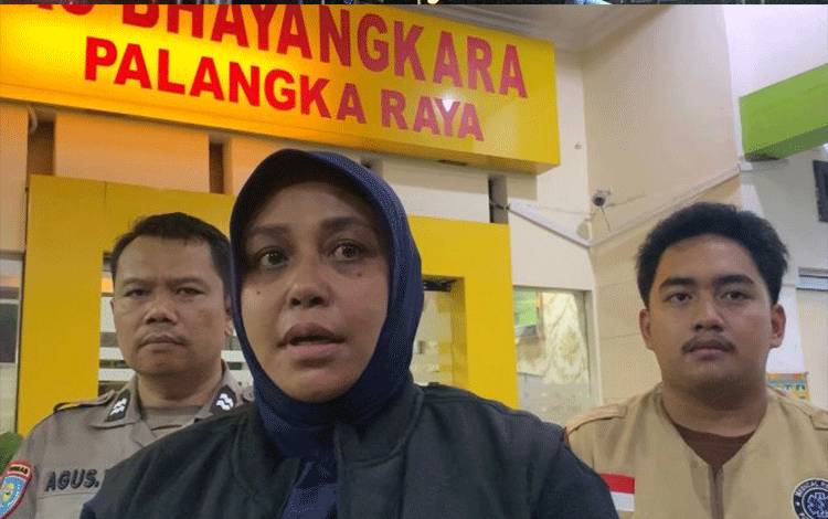 Kapolsek Pahandut Kompol Volvy Apriana (Foto : PATHUR)