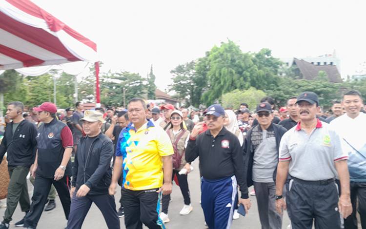 Gubernur Kalteng Kenalkan Penataan Bundaran Besar