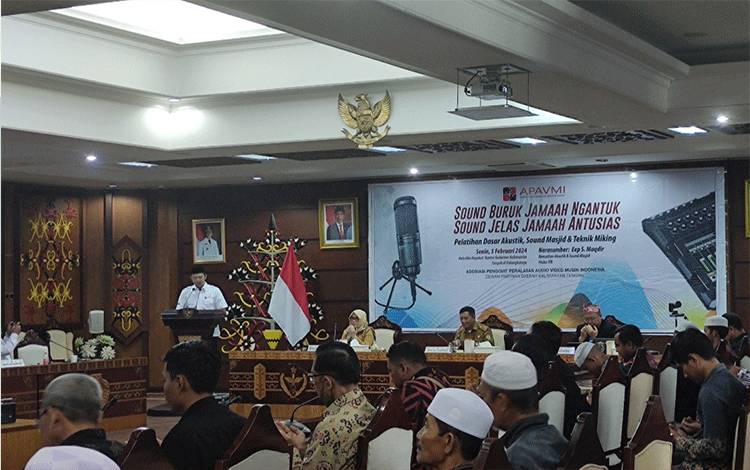 Apavmi Kalteng Beri Pelatihan Akustik Sound Masjid