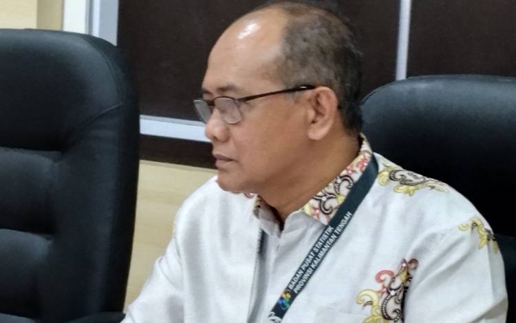 Kepala Badan Pusat Statistik atau BPS Provinsi Kalimantan Tengah, Eko Marsoro. (FOTO: TESTI PRISCILLA)