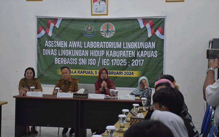 Sekda Berharap Jika Lab Lingkungan DLH Kapuas Terkareditasi Dapat Difungsikan Optimal