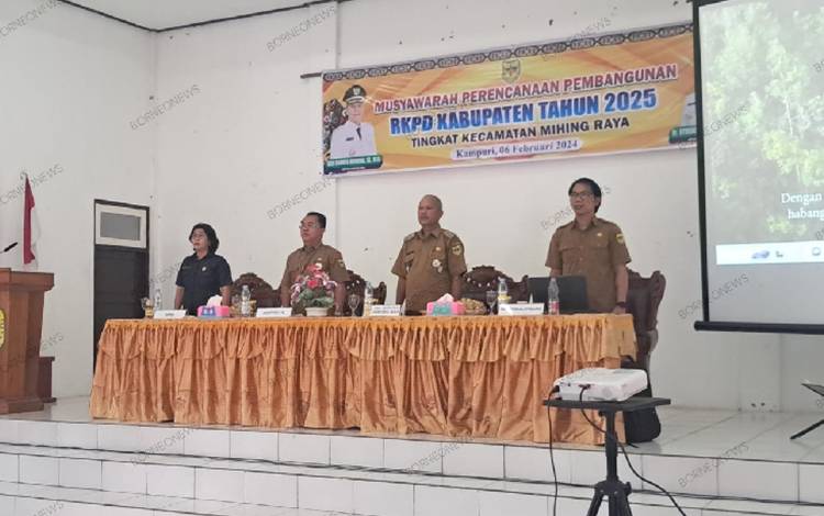 Kegiatan Perangkat Daerah di Gunung Mas Diminta Fokus pada Arahan Pembangunan