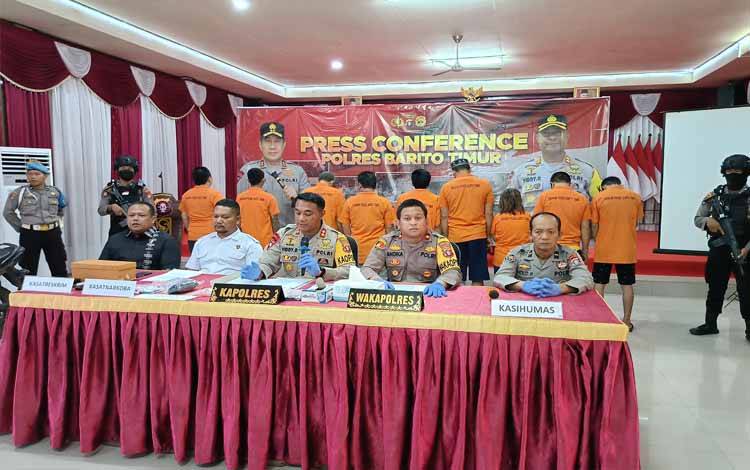 Polres Barito Timur Ungkap 4 Kasus Peredaran Gelap Narkotika Sepanjang Januari 2024