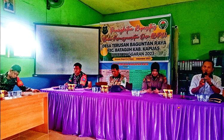 Unsur Tripika Kecamatan Bataguh Tinjau Kesiapan Pelaksanaan Pemilu di Sejumlah Desa Wilayah Perairan?