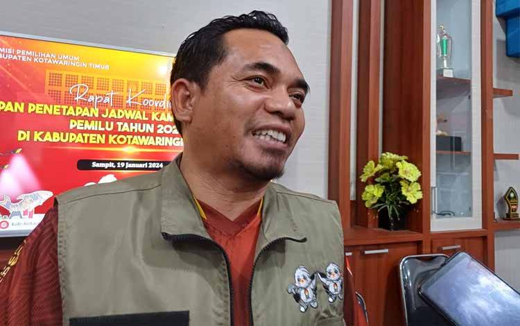KPU Kotim Ingatkan Peserta Pemilu Harus Hentikan Kampanye di Media Sosial saat Masa Tenang