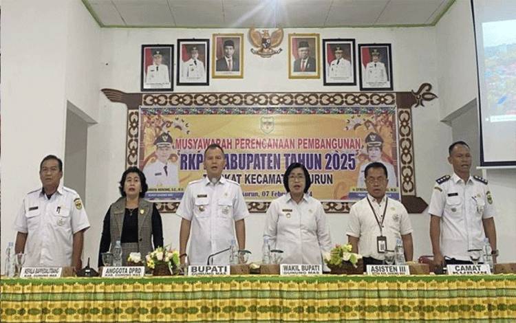 Musrenbang Kabupaten Gunung Mas Fokuskan Pemerataan Pembangunan