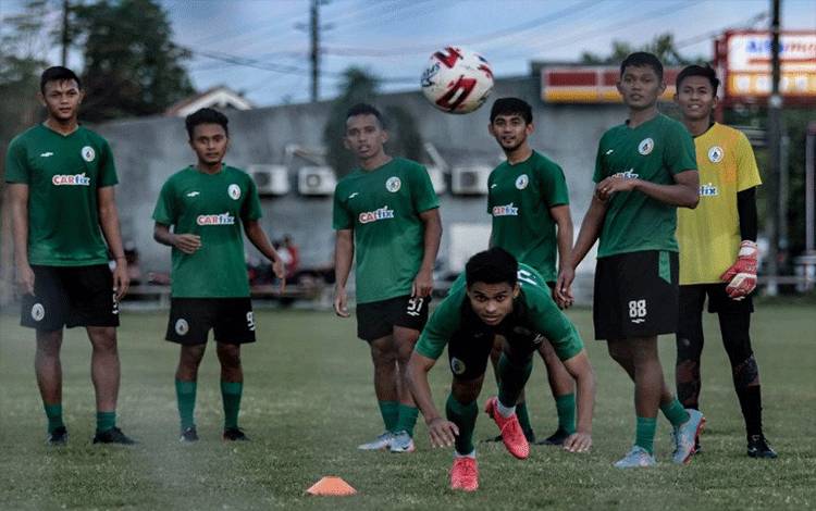Para pemain PSS Sleman tengah berlatih (HO/Pssleman.id)