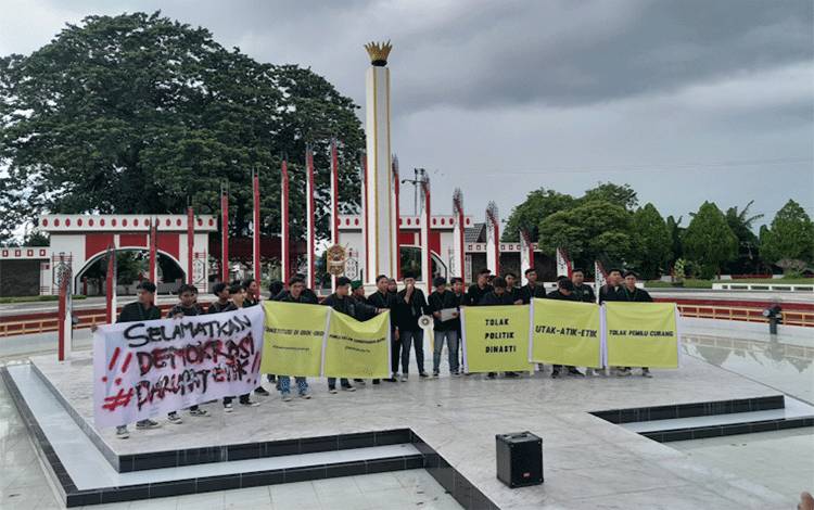 HMI Cabang Palangka Raya Demo soal Pemilu 2024, Begini Bunyi Tuntutannya