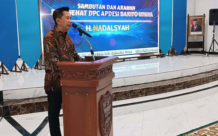 Penasehat DPC Apdesi Kabupaten Barito Utara periode 2024-2029, H Nadalsyah. (FOTO: DHANI)