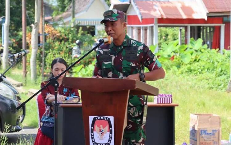 Personel Kodim Kuala Kapuas Siap Kawal Distribusi Logistik Pemilu