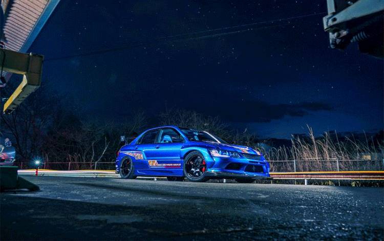Mitsubishi Lancer Evolution IX MR milik Saber Industries. (ANTARA/Saber Industries)