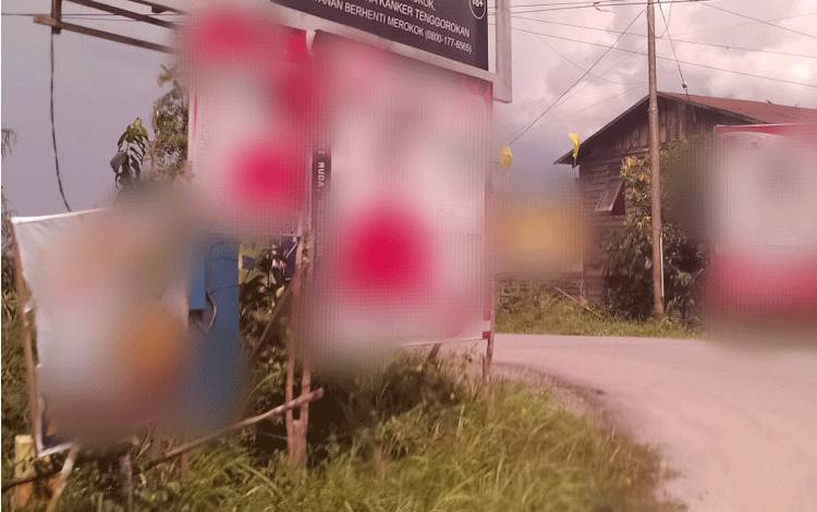 APK Masih Bertebaran di Pangkalan Bun Saat Memasuki Hari Pertama Masa Tenang