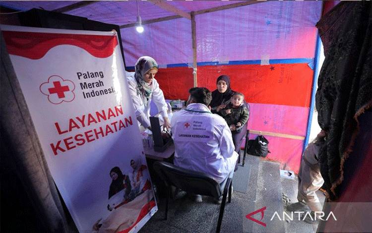 PMI Buka Layanan Kesehatan Keliling bagi Pengungsi di Gaza