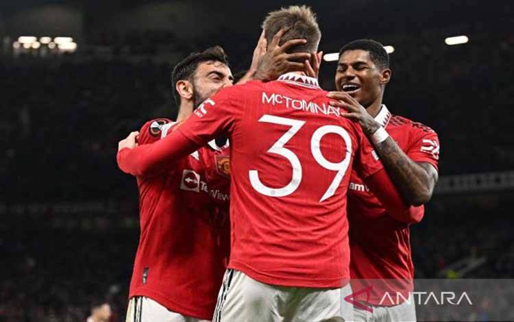 Gol larut McTominay Menangkan Manchester United 2-1 atas Aston Villa