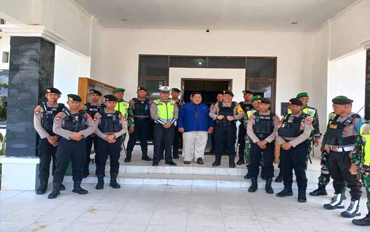 Pastikan Aman, Aparat Gabungan di Katingan Patroli H -1 Pencoblosan