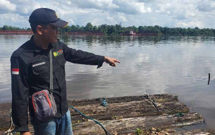 BKSDA Sampit Telusuri Kemunculan Buaya Pertama Kali di Baamang Hulu