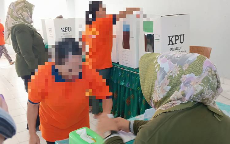 Pemilih di Lapas Perempuan Palangka Raya Tercatat 110 Orang
