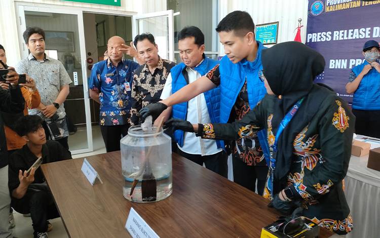 BNNP Kalteng Musnahkan 100 Gram Sabu Hasil Pengungkapan di Katingan