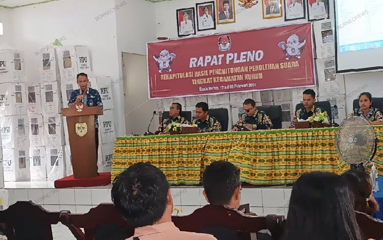Camat Kurun: Rekapitulasi Penghitungan Suara Diharapkan Dilaksanakan dengan Teliti