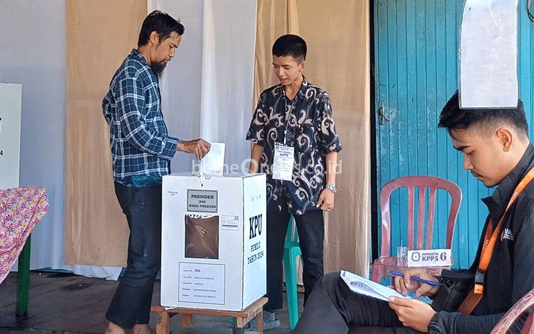 Satu TPS di Kotim Gelar PSU Pemilihan Presiden/Wakil Presiden Karena ABK Asal Riau Ikut Mencoblos