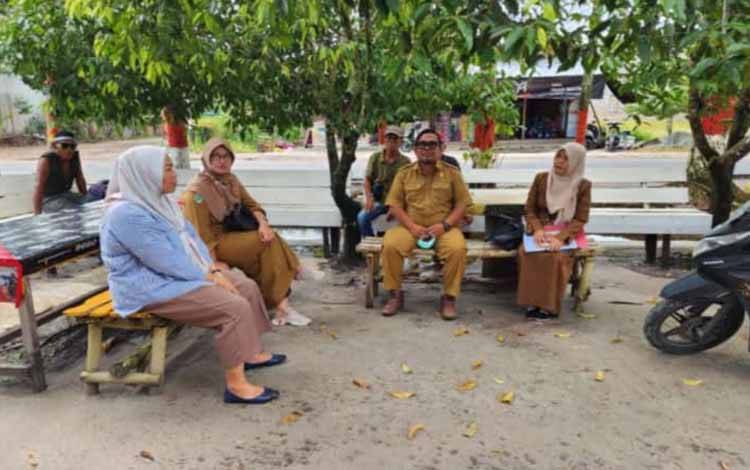 Lurah Evi Terima Kunjungan Puskesmas Panarung