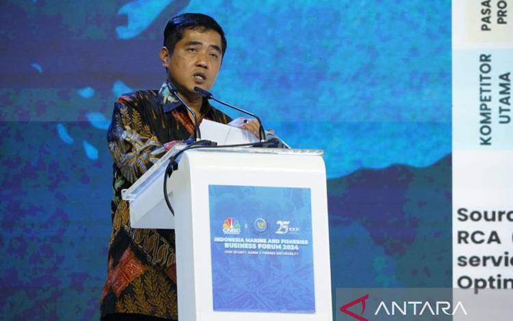 Direktur Jenderal Penguatan Daya Saing Produk Kelautan dan Perikanan (PDSPKP) KKP Budi Sulistiyo. ANTARA/ (HO-KKP)