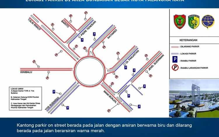 Ini Titik Parkir untuk Pengunjung Bundaran Besar