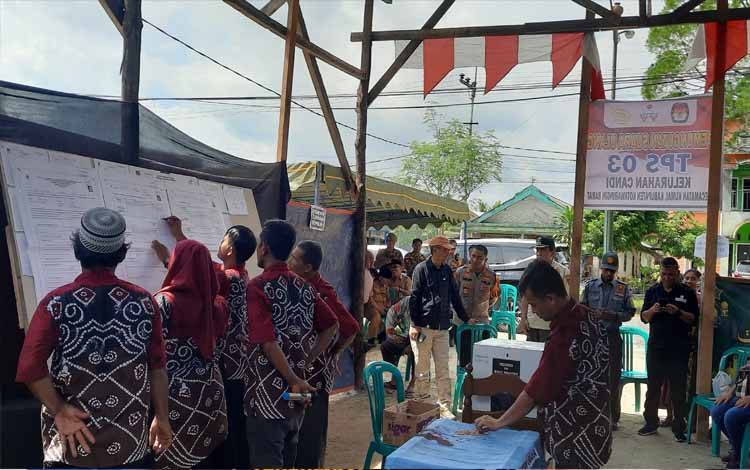 PSU di TPS 03 Kelurahan Candi, Pasangan Prabowo - Gibran Menang Telak