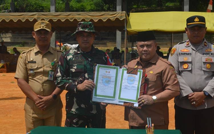 TMMD Imbangan ke-119 di Desa Riam Resmi Digelar