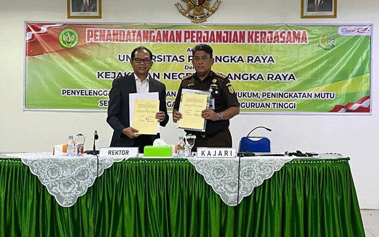 Kejaksaan Negeri Palangka Raya Laksanakan Penandatanganan Kerjasama dengan UPR