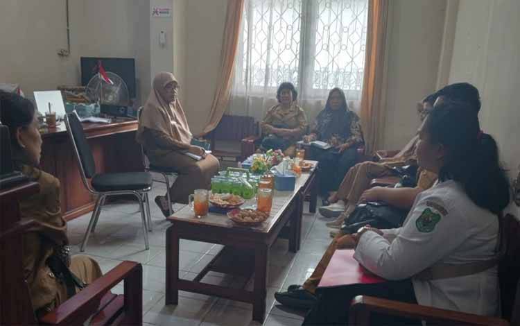 Dinas P3APPKB Kapuas Terima Kunjungan PKM Panamas Koordinasi Kolaborasi Kegiatan