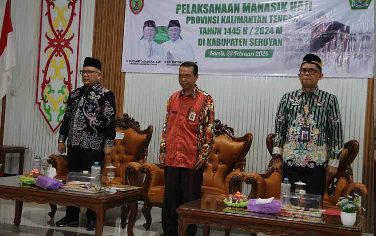 Pelaksanaan kegiatan Manasik Haji Provinsi Kalimantan Tengah di Kabupaten Seruyan, Kamis, 22 Februari 2024 (FOTO: PROKOM SERUYAN)
