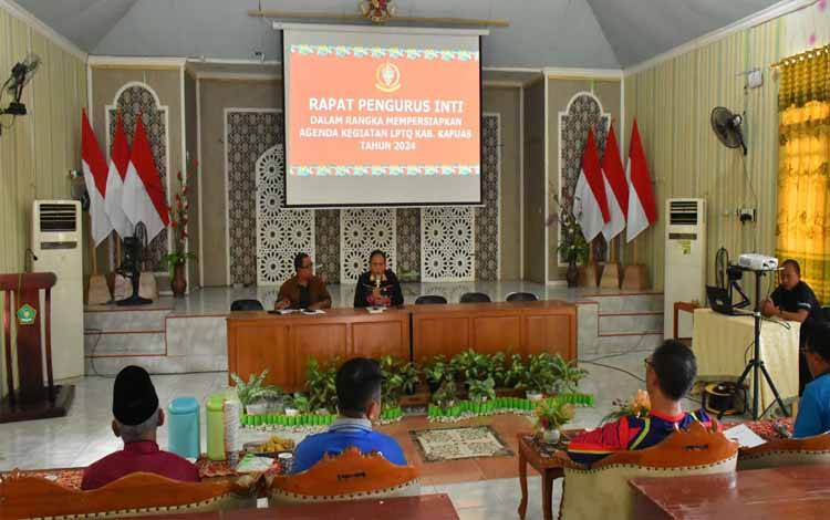 LPTQ Kapuas Adakan Rapat Pengurus Inti untuk Persiapkan Sejumlah Agenda