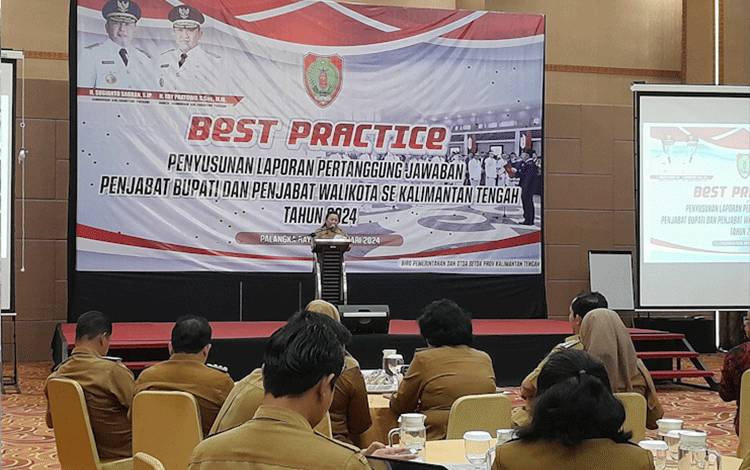 Pemprov Kalteng Gelar Best Practice Laporan Pertanggungjawaban Kinerja Pj Kepala Daerah