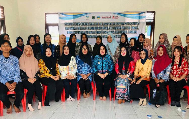 Sosialisasi Kelompok Kegiatan Ketahanan Keluarga di Gelar di Kapuas Hilir