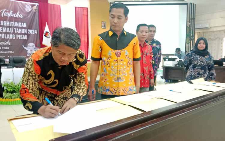 KPU Pulang Pisau Pleno Terbuka Rekapitulasi Pemilu 2024