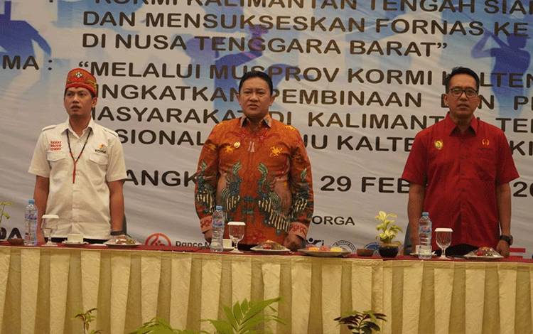 Pemprov Kalteng Harap Musprov KORMI Pacu Olahraga Masyarakat Lebih Maju