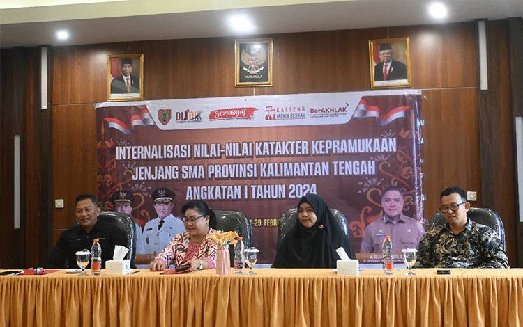 Disdik Kalteng Dorong Pelajar Terapkan Nilai Kepramukaan