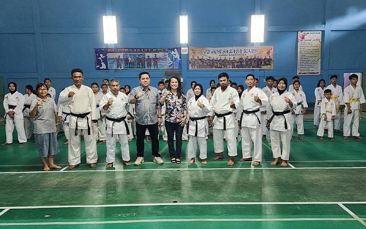 176 Karateka INKAI Bartim Ikut Ujian Kenaikan Sabuk dan Penurunan Kyu