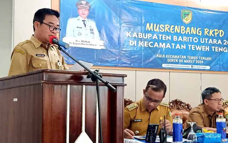 Hari Terakhir Musrenbang RKPD Dilaksanakan di Kecamatan Teweh Tengah