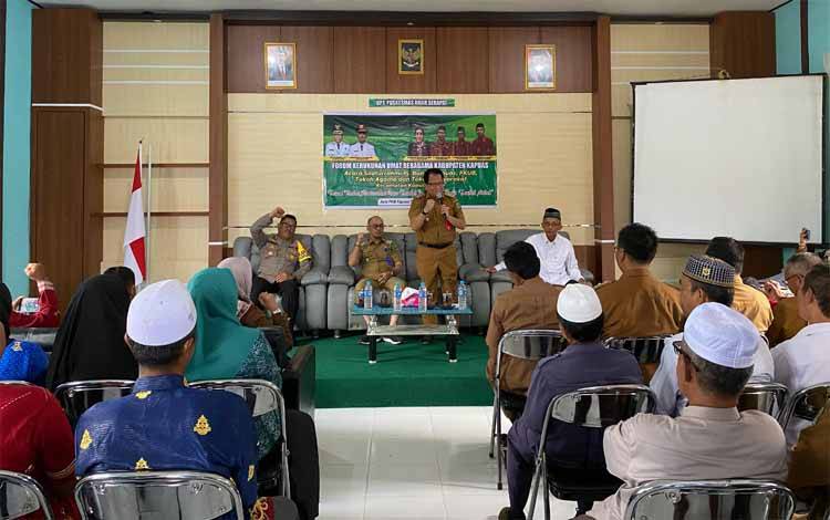 Pj Bupati Silaturahmi Bersama FKUB dan Tokoh Masyarakat di Kapuas Timur