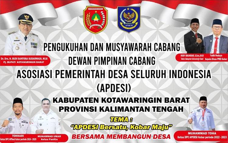 Besok, Pj Bupati Kukuhkan Pengurus DPC Apdesi Kobar