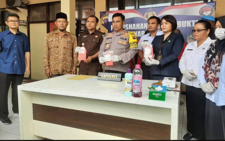 Polres Kotim Musnahkan Sabu Bernilai Ratusan Juta Rupiah