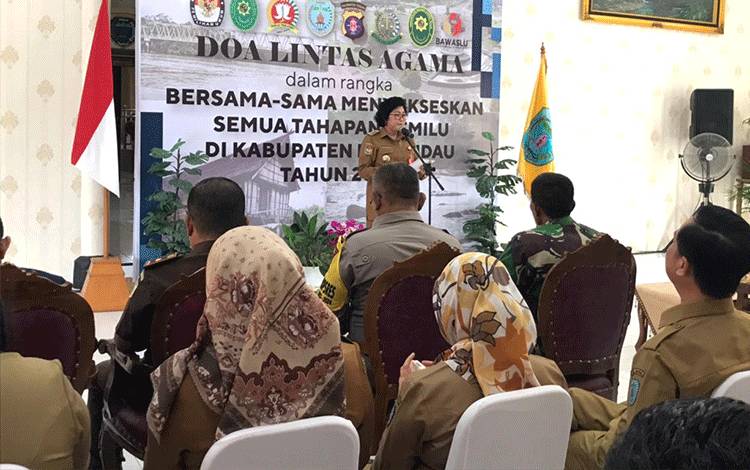 Doa Lintas Agama untuk Kesuksesan Tahapan Pemilu di Lamandau