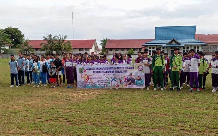 Disporaparbud Barito Selatan Seleksi Atlet Persiapan Pra Popnas