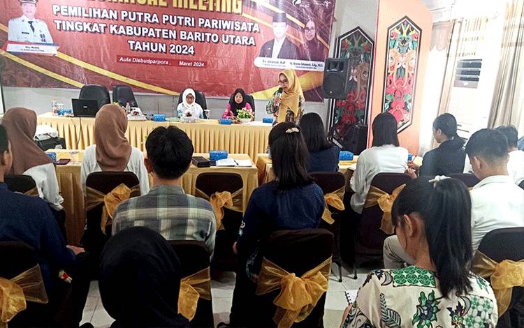 Puluhan Putra Putri Pariwisata Barito Utara Ikuti Pembekalan dan Pemberian Materi