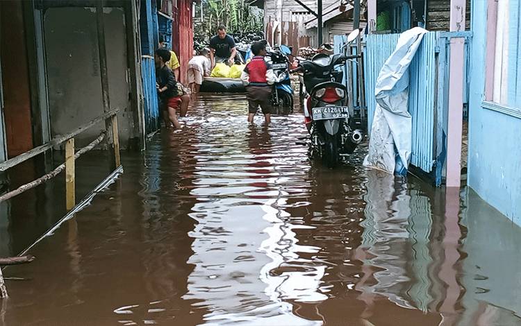 18 Kelurahan Terdampak Banjir di Palangka Raya