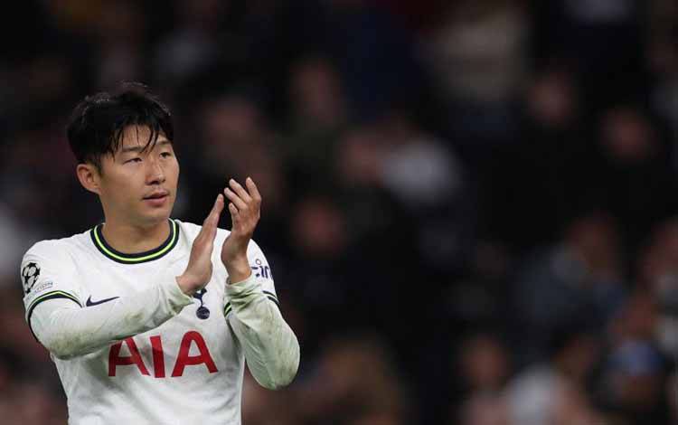 Striker Tottenham Hotspur Son Heung-Min .(AFP/ADRIAN DENNIS)