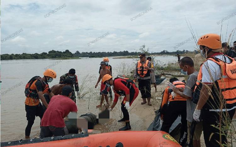 Terseret hingga Pulpis, Korban Tenggelam di Sungai Kahayan Akhirnya Ditemukan Meninggal