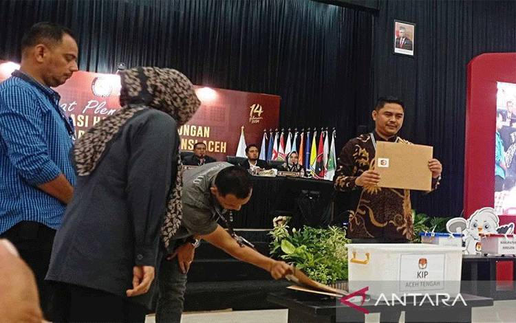 KIP Aceh Tetapkan Hasil Pilpres 2024 dengan Keunggulan Anies-Muhaimin